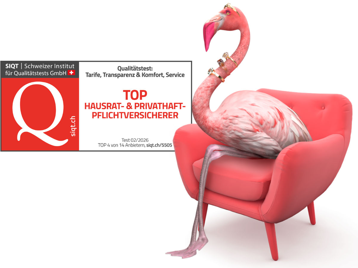 3D-Grafik Hausratversicherung